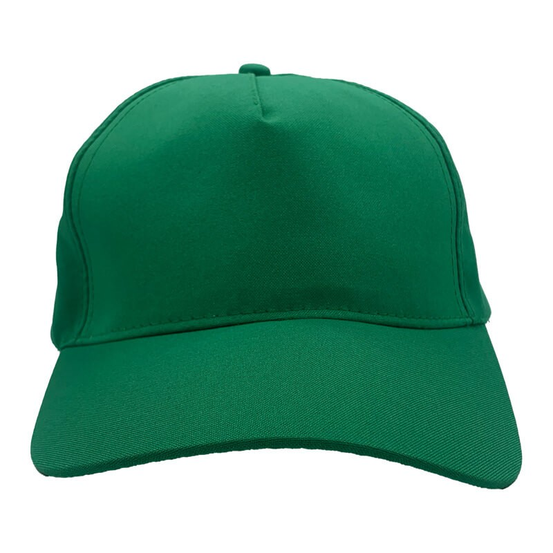 100% polyester green cap