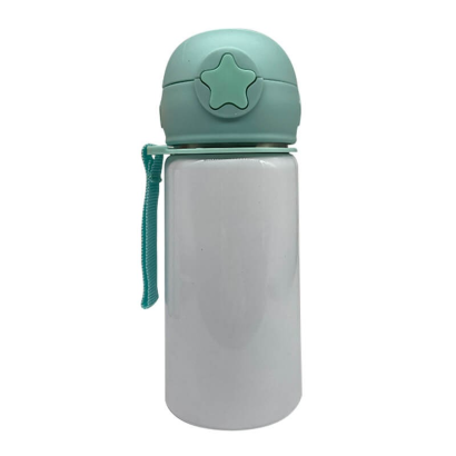 400ml Blue Cap Stainless Steel cup