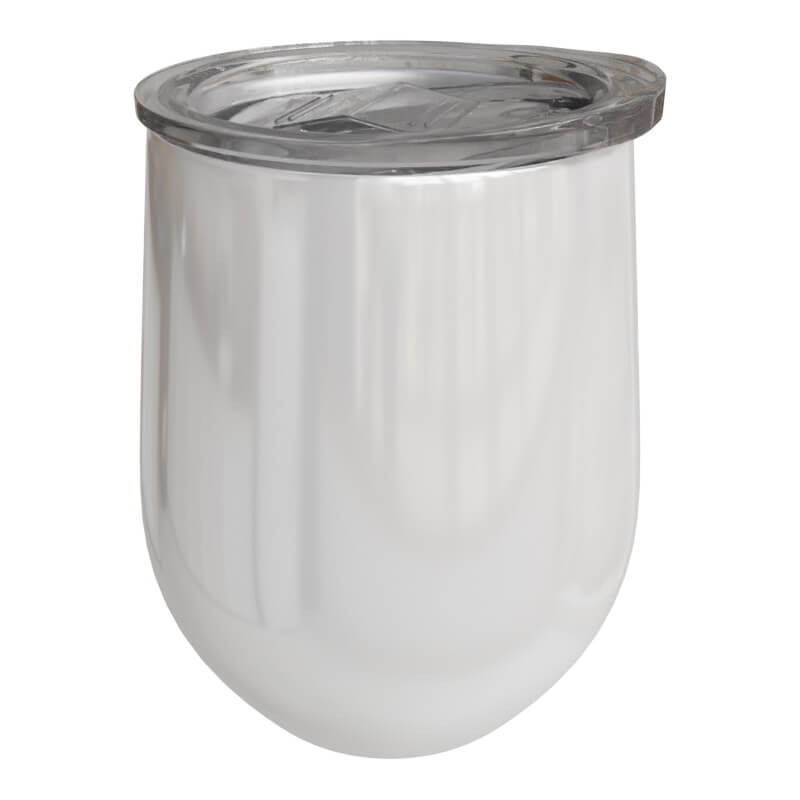 White Stainless steel Wine Tumbler