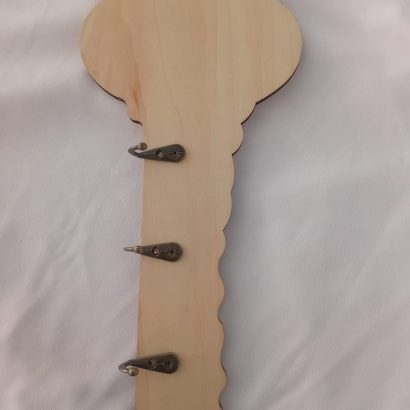 Wall wooden key holder