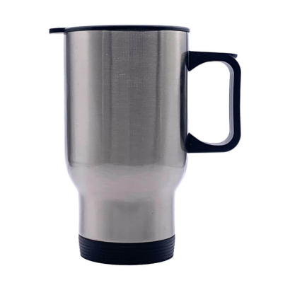 400ml Silver Stainless steel Travel mug