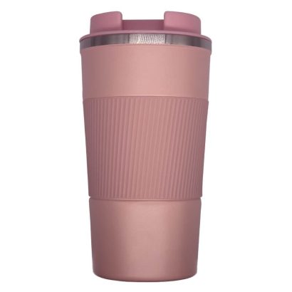 Stainless steel Cappuccino Pink Mug
