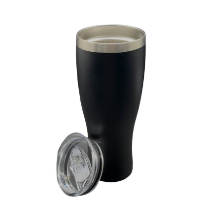 Stainless Steel Draft Glass with a lid