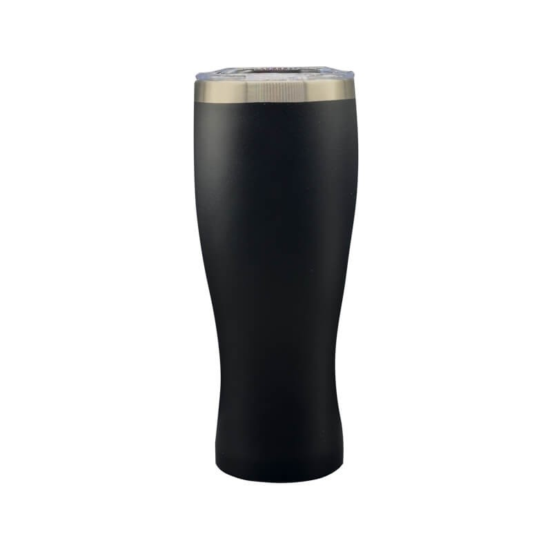 Stainless Steel Draft Glass with a lid - Image 2