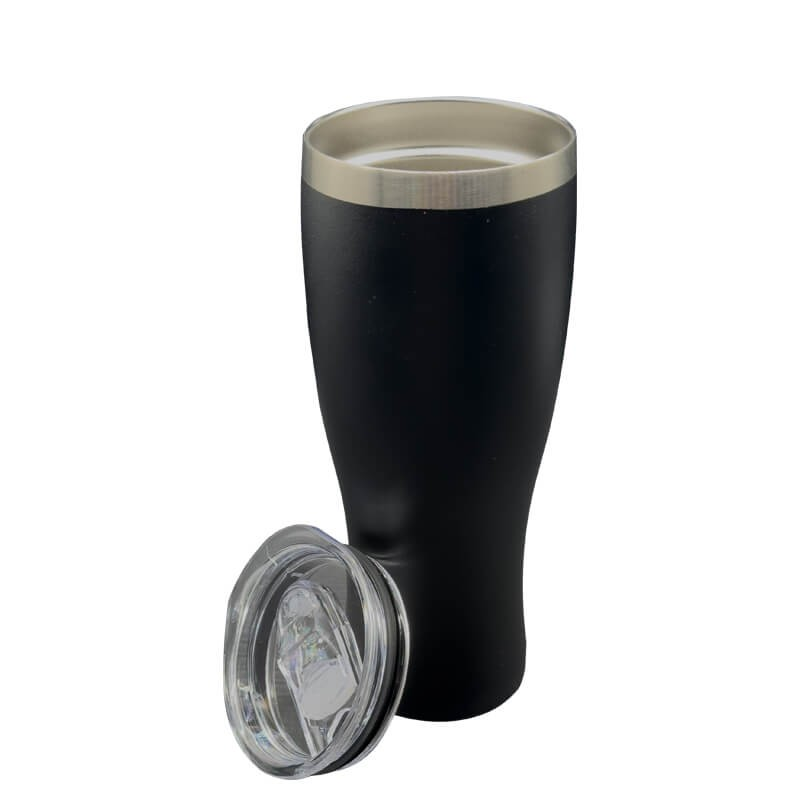 Stainless Steel Draft Glass with a lid
